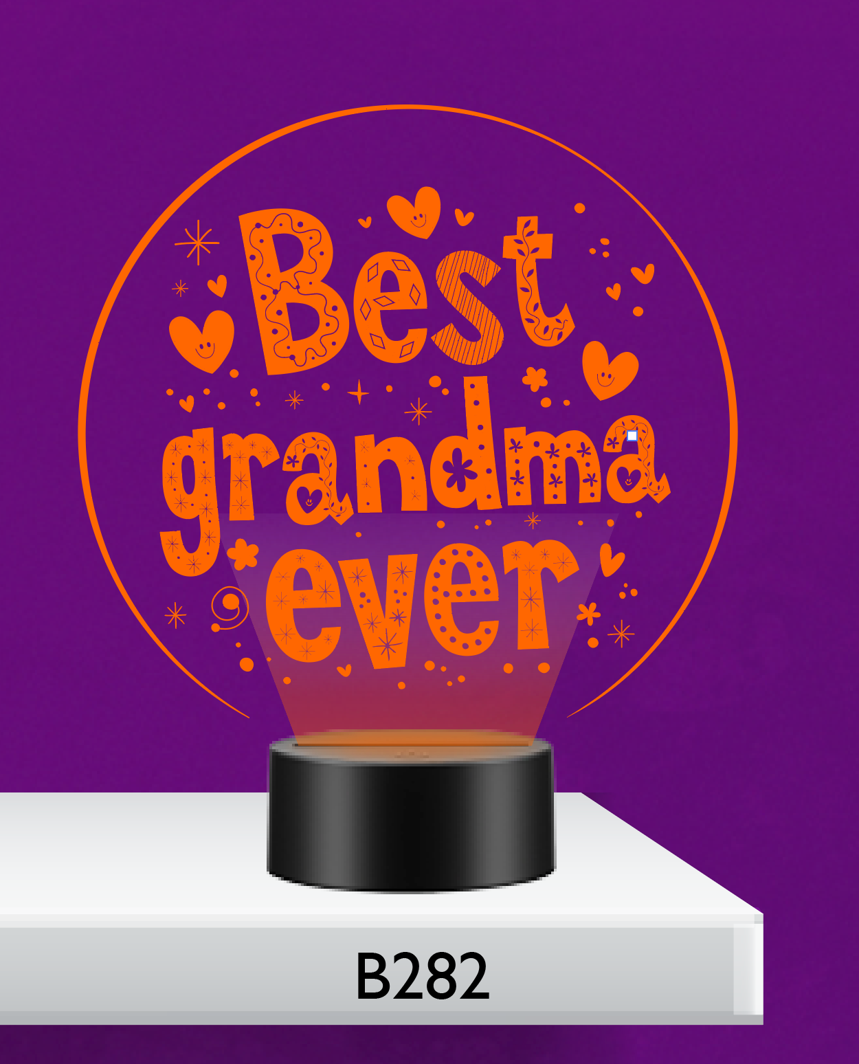 B282 - Best Grandma Ever LED Nightlight