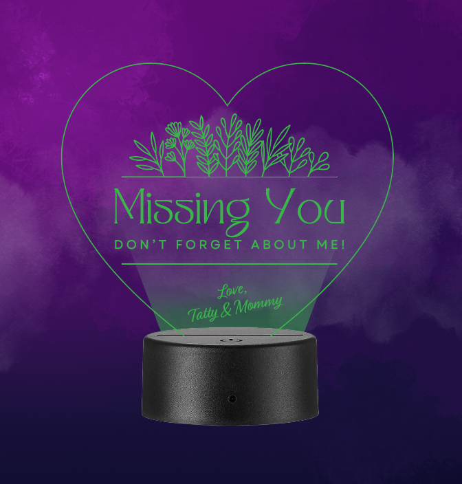 B332 - Missing You LED Nightlight