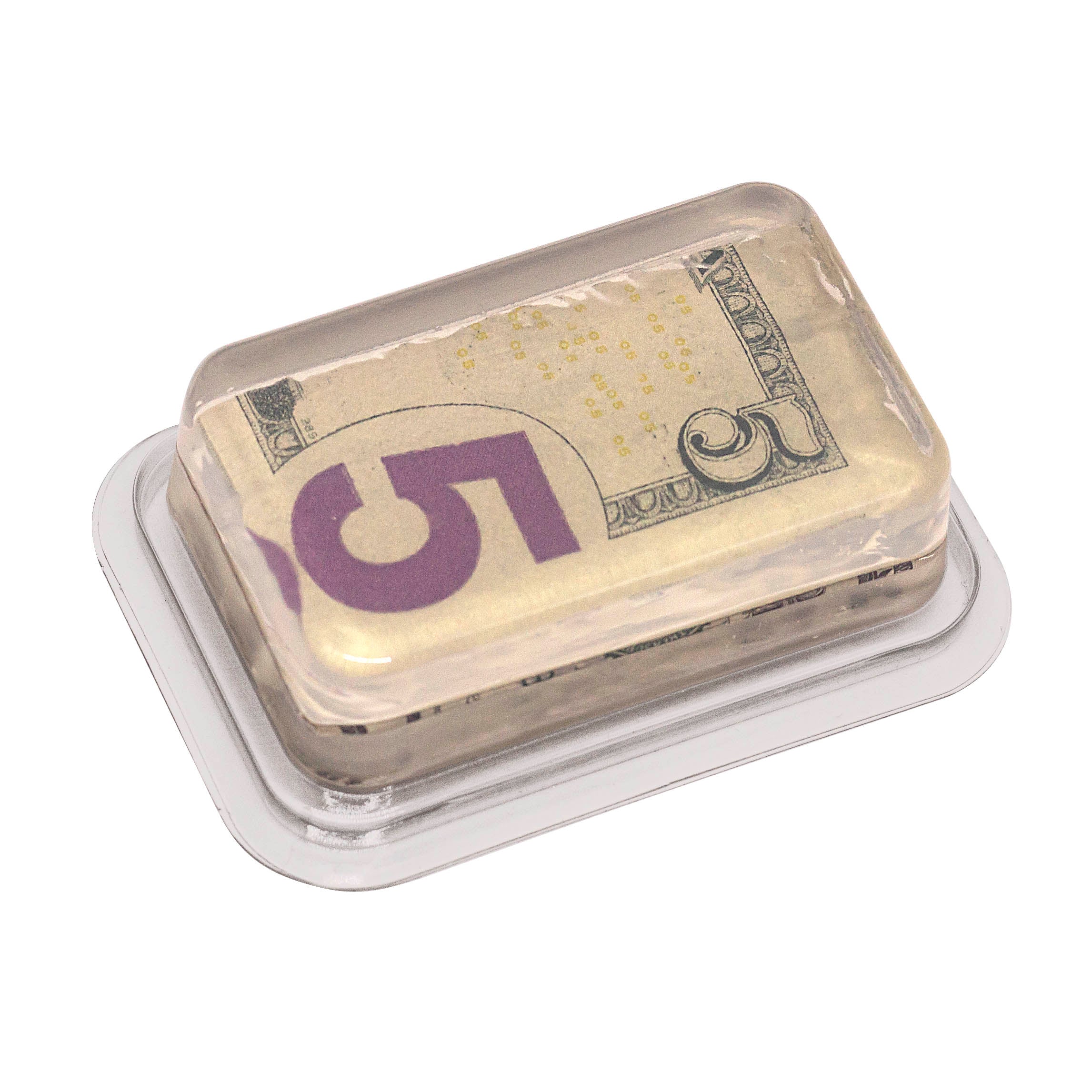 1 Money Soap Bar with Real Cash Inside Up to $100 Bill Inside in Each Bar