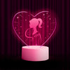 Girl Doll Heart LED Nightlight