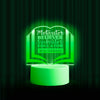 Teacher, Motivator, Believer, Innovator, Educator LED Nightlight