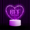 Heart with Heart Border LED Nightlight