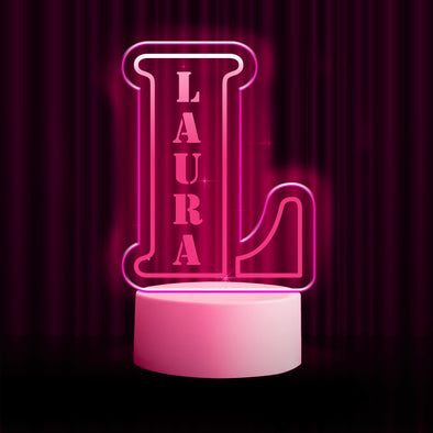 Letter with Name Inside LED Nightlight
