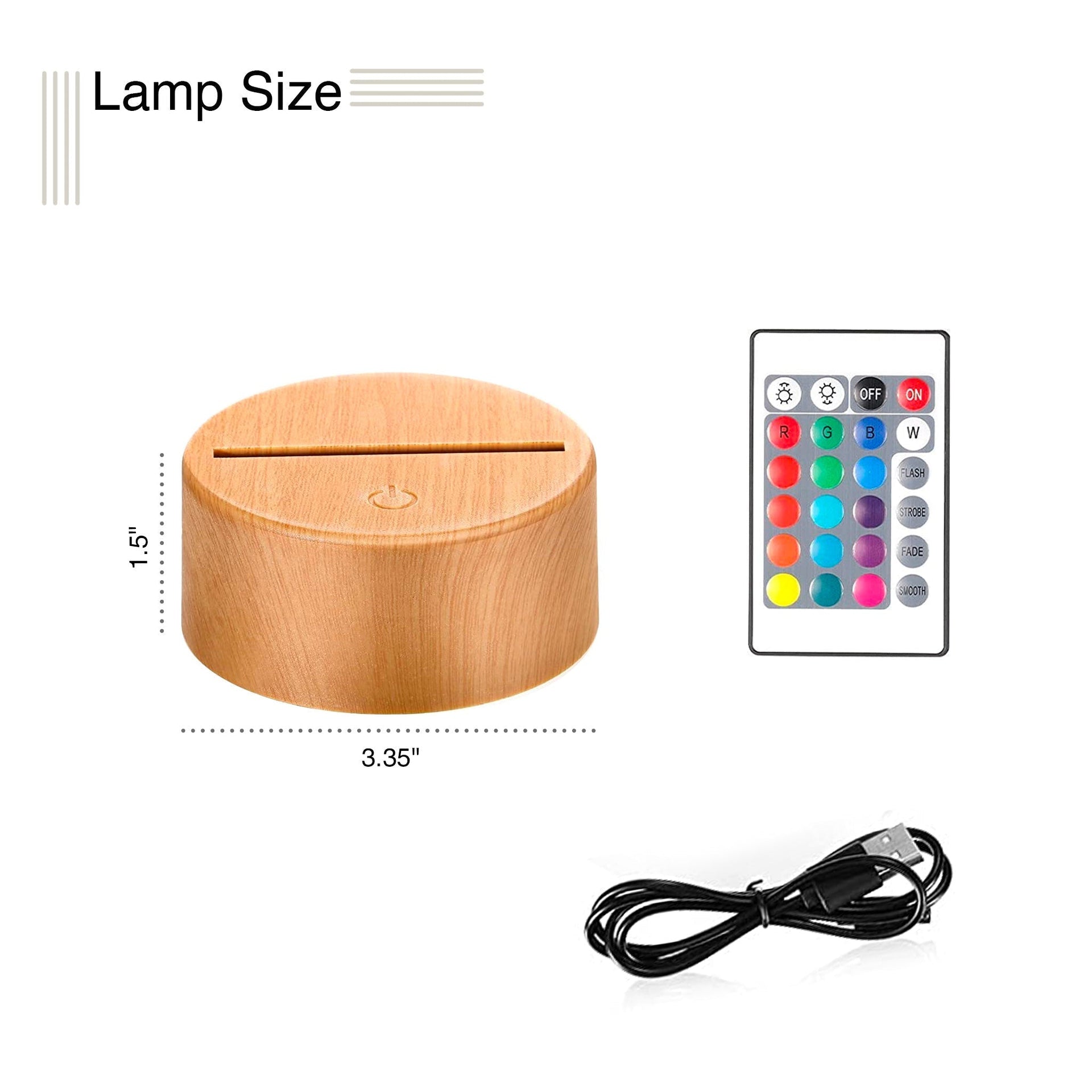 Rainbow LED Night Light - Best Personalized Night Lamp USA Online